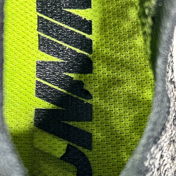 Nike Free RN Flyknit Womens Size 9.5 Knit Shoes Running Sneakers Black Gray Gym - Picture 11 of 12